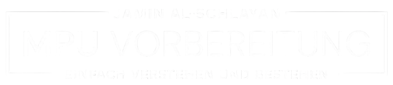 Ja MPU Vorbereitung Logo – Jamin Al-Schlayan invertiert 